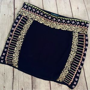 Buttons by Francesca’s Sequin Accent Skirt